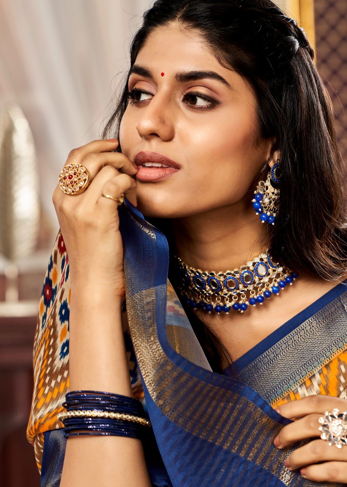 Sunheri Rajpath Designer Satin Printed Sarees Catalog